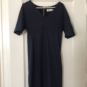 Eliza J knee length dark navy dress size 8